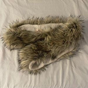 Hollister Faux Fur Scarf